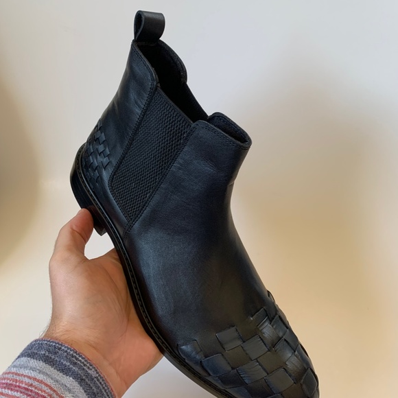 Black Chelsea Leather Boots main image 5